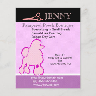Deluxe Small Breeds Kennel Doggie Day Care Flyer