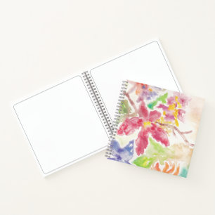 Deluxe-Softcover-Spiral-Botanical-Garten-Notizbuch Notizblock