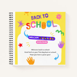 Deluxe Spiral Notebook School 2015/2026 Notizblock