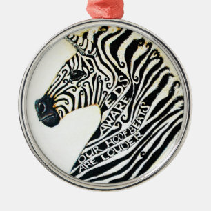 Deluxe Verzierung EDS Weihnachts Silbernes Ornament