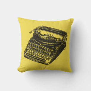 Deluxe Vintag geräuschlose Schreibmaschine Kissen