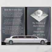 Deluxe Wedding Program (Bi-fold Design) (Vorderseite)