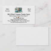 Deluxer Wohnwagenanhänger M Visitenkarte (Vorne/Hinten)
