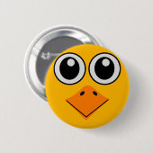 deluxes buntes Vogelgesicht Button (Vorne & Hinten)