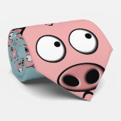 Deluxes Schwein-Muster Krawatte (Gerollt)