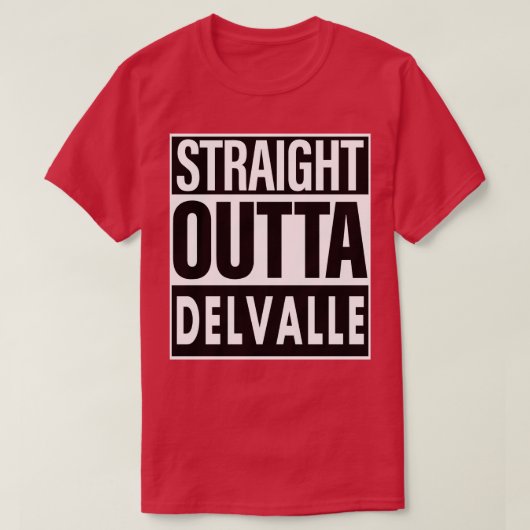 Delvalle Name Delta Delvalle T-Shirt (Design vorne)