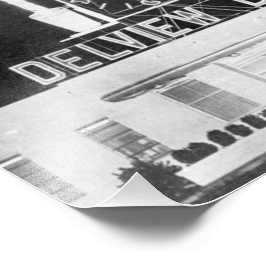 Delview Dairy Fotodruck (Ecke)