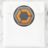 DEM 3" HEX LOGO STICKER (Tasche)
