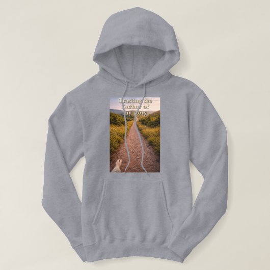 Dem Autor vertrauen Hoodie (Design vorne)