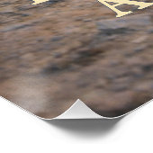 Dem Autor vertrauen Poster (Ecke)