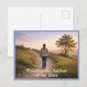 Dem Autor vertrauen Postkarte (Vorne/Hinten)