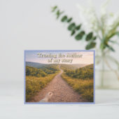 Dem Autor vertrauen Postkarte (Stehend Vorderseite)