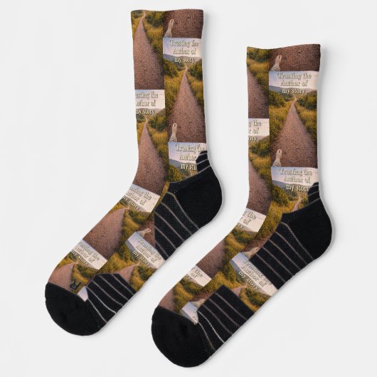 Dem Autor vertrauen Socken (Links)