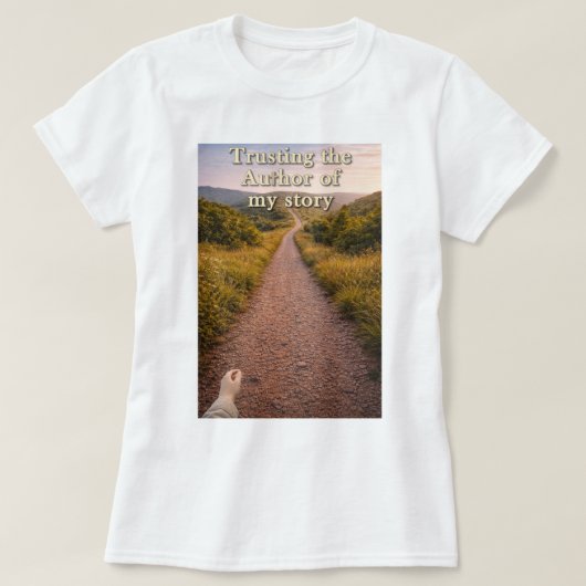 Dem Autor vertrauen T-Shirt (Design vorne)