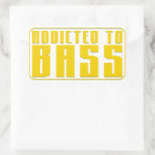 Dem Bass zugeteilt Rechteckiger Aufkleber (Tasche)