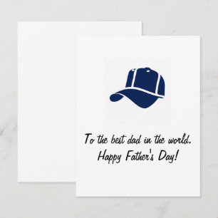 Dem besten Vater der Welt. Alles Gute zum Vatertag Mitteilungskarte