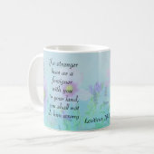 Dem Fremden nicht widersprechen, Leviticus 19 Kaffeetasse (Vorderseite Links)