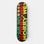 DEM KEINE SORGE WIR ? 20,96cm Skateboard Deck (Vorderseite)