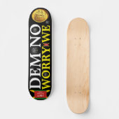 DEM KEINE SORGE WIR ? JMT 7 3/4" Skateboarddecke Skateboard (Vorderseite)