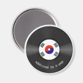 Dem Kpop-Magneten zugewiesen Magnet (Vorderseite/Rückseite)