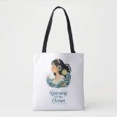 Dem Ozean Zuhören Tasche (Vorderseite)