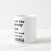 Dem Pickleball zugeschrieben Kaffeetasse (Mittel)