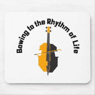 Dem Rhythmus des Lebens zollend Cello Mousepad