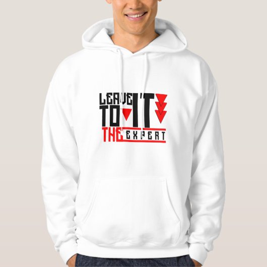 dem Sachverständigen verlassen Hoodie (Vorderseite)