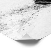 dem Sand ausgehen Fotodruck (Ecke)