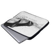 dem Sand ausgehen Laptopschutzhülle (Vorne Knopf)