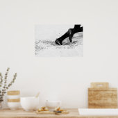 dem Sand ausgehen Poster (Küche)