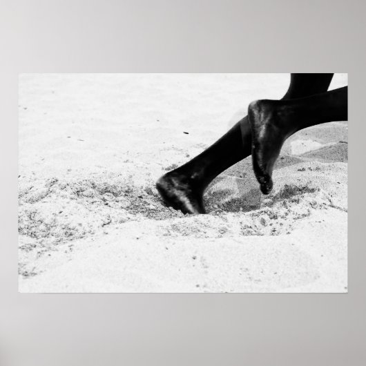 dem Sand ausgehen Poster (Vorne)