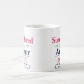 Dem Schöpfer des Lebens übergeben - Glaube basiert Kaffeetasse (Mittel)