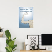 DEM STÄRKSTEN MANN, DEN ICH KENNE POSTER (Heimbüro)