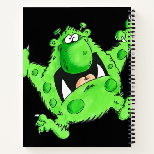 dem Typ trotzen Notizblock (Rückseite)