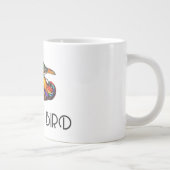 DEM VOGEL ZEIGEN Jumbo-Tasse (Rechts)