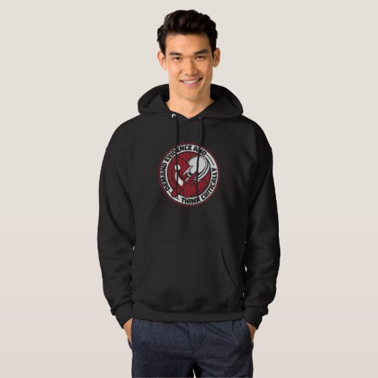 Demand Evidence And Think Critically Forensic Scie Hoodie (Vorne ganz)