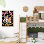 Demanding Diva Feline Poster