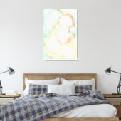 Demantoid Stretched Canvas Print Leinwanddruck (Insitu (Schlafzimmer))