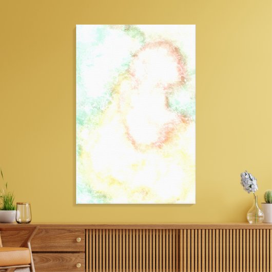 Demantoid Stretched Canvas Print Leinwanddruck (Insitu (Wohnzimmer))