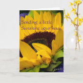 Demare Sunflower Geburtstagskarte Karte (Gelbe Blume)