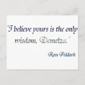 Demelza Poldark Postkarte (Vorderseite)