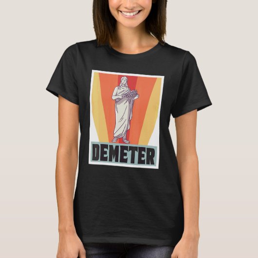 Dementer Gott griechische Mythologie Antikes Griec T-Shirt (Vorderseite)