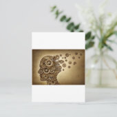 Dementisa-Brain-Problem Postkarte (Stehend Vorderseite)