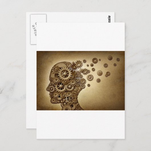 Dementisa-Brain-Problem Postkarte (Vorne/Hinten)