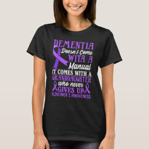 Demenz Alzheimer-Bewusstsein Lila Band Oma T-Shirt