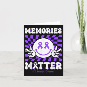 Demenz Awareness Erinnerungen Heimer Karte