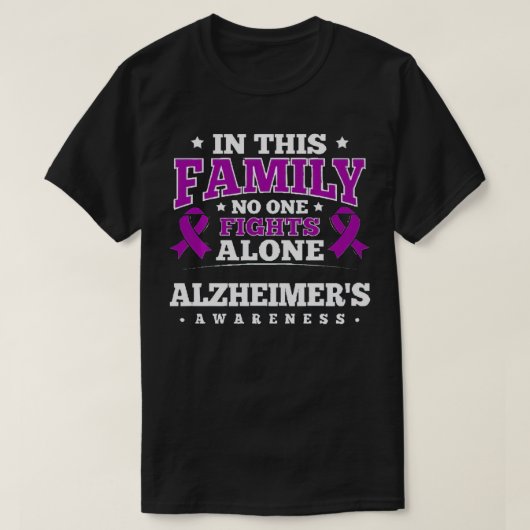 Demenz Bewusstsein Alzheimer Survivor Schweiß T-Shirt (Design vorne)