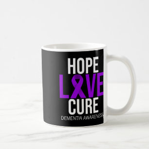 Demenz Bewusstsein Hoffnung Liebe heilen Lila Band Kaffeetasse