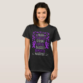 Demenz Bewusstsein Ribbon Alzheimers Krieger T-Shirt (Vorne ganz)